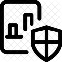 Analysebericht Schutz Sichere Analyse Sichere Uberwachung Symbol