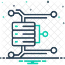 Analyse De Big Data Technologie Visualisation Icône