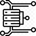 Analyse De Big Data Technologie Visualisation Icône