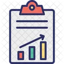 Analyse Commerciale Graphique Commercial Donnees Commerciales Icône