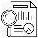 Audit Dentreprise Analyse Commerciale Analyse De Donnees Icône