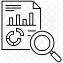 Analyse Commerciale Analyse De Rapports Suivi De Rapports Icône