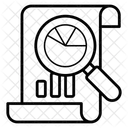 Analyse Commerciale Examen Du Rapport Examen Des Dossiers Icône