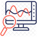 Analyse Cardiaque Moniteur Analyse Icône