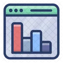 Analyse Commerciale En Ligne Analyse Web Analyse Commerciale Icône