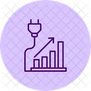 Analyse des économies d'énergie  Icône