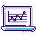 Analyse Commerciale Donnees Commerciales Visualisation De Donnees Icône