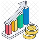 Analyse De La Croissance Analyse Analytique Icône