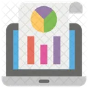 Analyse Web Statistiques De Sites Web Analyse De Donnees Icône