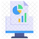 Analyse De Donnees Graphique Analytique Icône