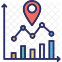 Analyse De Donnees Visualisation De Donnees Analyse De Localisation Icône