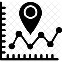 Analyse De Donnees Visualisation De Donnees Analyse De Localisation Icône
