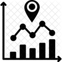 Analyse De Donnees Visualisation De Donnees Analyse De Localisation Icône