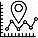 Analyse De Donnees Visualisation De Donnees Analyse De Localisation Icône