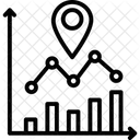 Analyse De Donnees Visualisation De Donnees Analyse De Localisation Icône