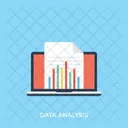 Web Analyses Statistiques Icône