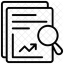 Rapport Dactivite Analyse De Marche Etude De Marche Icône