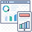 Analyse De Donnees Web Analyse En Ligne Analyse De Donnees Icône