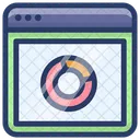 Analyse De Donnees Web Diagramme Circulaire Diagramme En Anneau Icône