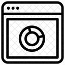 Analyse De Donnees Web Diagramme Circulaire Diagramme En Anneau Icône