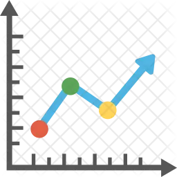 Analyse de graphique linéaire  Icône