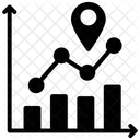 Analyse De Localisation Analyse Predictive Analyse De Donnees Icône