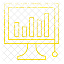 Marche Analyse Graphique Icône