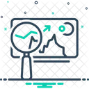 Analyse De Marche Marche Tendance Icône