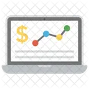 Web Analyses Statistiques Icône