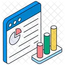 Analyse De Site Web Statistiques Analyses Icône