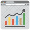 Web Analyses Statistiques Icône