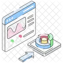 Site Web Dentreprise Analyses De Sites Web Statistiques Icône