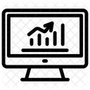 Web Analyses Statistiques Icône