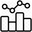 Graphique De Tendance Analyse Des Tendances Statistiques Icône