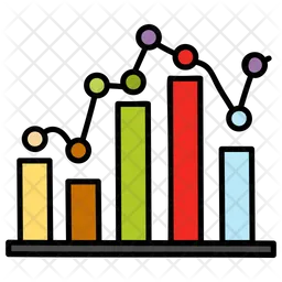 Analyse de tendance  Icône