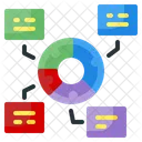 Flach Analytik Diagramm Symbol