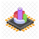 Processeur Puce Electronique Donnees Icône