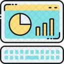 Analyse Du Trafic Du Site Site Site Web Icône