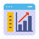 Analyse du trafic du site Web  Icône