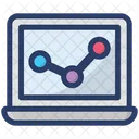 Graphique De Tendance Analyse Des Tendances Statistiques Icône