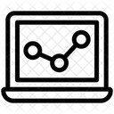 Graphique De Tendance Analyse Des Tendances Statistiques Icône
