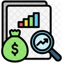 Economie Statistiques Donnees Icône