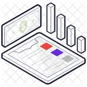 Statistiques Analyse De Donnees Analyse Commerciale Icône