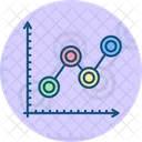 Analyse Donnees Graphique Financier Icône