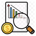 Analyse Financiere Analyse De Marche Examen Du Rapport Icône