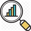 Diagramm analysieren  Symbol