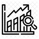 Analyse Loupe Statistiques Icône