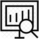 Analyse Marche Diagramme Icône