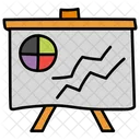 Diagramme Circulaire Presentation Graphique Analyse Marketing Icon