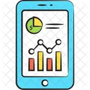 Analyse Mobile Statistiques Analyses Icon